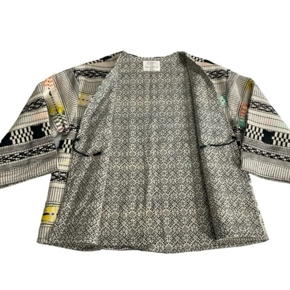 Zara Girls Boho Ethnic Woven Jacket – Size 11/12